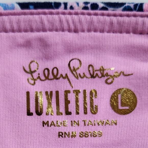 Lilly Pulitzer UPF 50+ Sabbia Skort | Oyster Bay Navy | On The Catwalk Size L - Picture 9 of 11